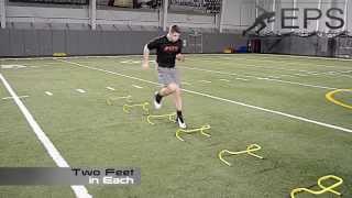 Adjustable Training Hurdle  Instructional Drills Video Improve Speed and Footwork [upl. by Akemak494]