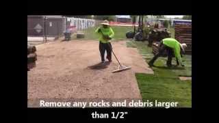 ALCA Sod Install Video [upl. by Ecnaiva]