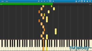 Bach  Little Fugue G minor BMV 578 Synthesia [upl. by Irpac]