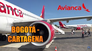 BOGOTA to CARTAGENA 🇨🇴 AVIANCA Flight Report 96 [upl. by Fergus]