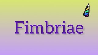 What is Fimbriae [upl. by Matta]