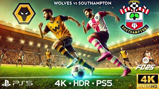 FC 25  Wolves vs Southampton  Premier League 2425  PS5  4K 60FPS HDR [upl. by Mattah]