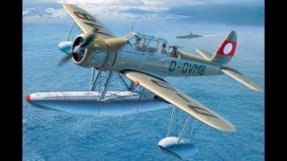 Revell 132 Arado Ar 196 B In box review [upl. by Ahso]