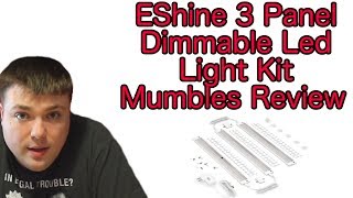 EShine 3 Panel Dimmable Led Light Kit  Should you buy them  Mumbles game review [upl. by Levitan]