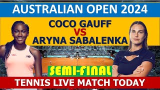 Coco Gauff vs Aryna Sabalenka  Australian Open 2024 [upl. by Nylimaj]