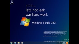 Taking a look at Windows 8 Build 7801 [upl. by Arela581]