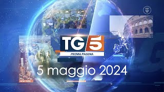 TG5 Prima Pagina  Rullo completo 5 maggio 2024 [upl. by Htide]