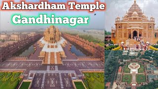 Gandhinagar vlog  Akshardham Temple  Gandhinagar Drone View  Gujarat  Rk Rahul Vlogs [upl. by Nehgam484]