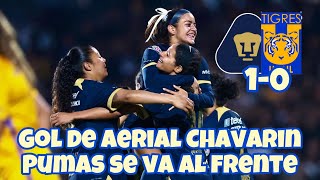 Gol de Aerial Chavarin Pumas Femenil ya lo gana a las Amazonas [upl. by Golda]