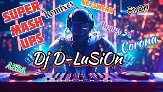 Dj DLuSiOn  Super Mash Up Megamix ft Various dj mixes Dj Paolo Monti [upl. by Suirada]