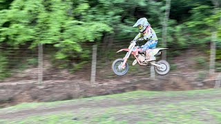 KTM SX50 vs Husqvarna TC50 Dirtbike Match PART1 [upl. by Smitty]