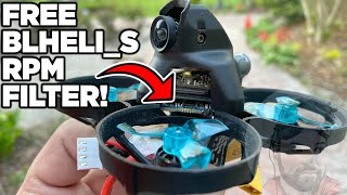 How to Add RPM Filtering amp BiDirectional DSHOT to BLHeliS ESCs  FREE iFlight Alpha A75 HD UPGRADE [upl. by Anead128]