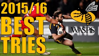 BEST TRIES Wasps Rugby 201516 [upl. by Aryc507]