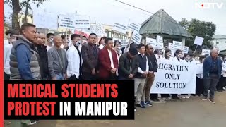 Why Medical Students Of Manipurs Churachandpur Are Protesting Again [upl. by Fryd]