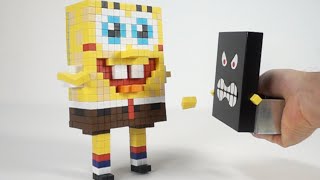 Spongebob out of Pixio VS Monster Magnet  Magnetic Games [upl. by Nepil]