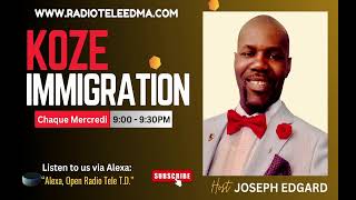 Koze Immigration  Radio Tele Edma  Plus Presisyon Sou Program CHNV Biden  10092024 [upl. by Lerner527]