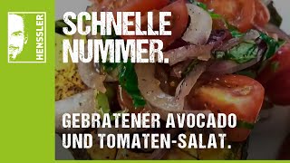 Schnelles SalatRezept mit gebratener Avocado und Tomatensalat von Steffen Henssler [upl. by Niwhsa]