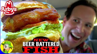 Arbys® BEER BATTERED FISH SANDWICH Review 🍺🐠🥪  Peep THIS Out 🤠 [upl. by Hesky]