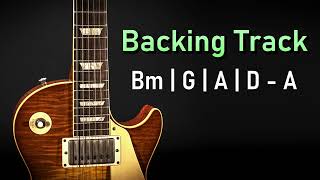 Rock Pop Backing Track B Minor  110 BPM  Guitar Backing Track [upl. by Sitto]