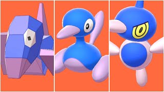 FULL PORYGON EVOLUTION TEAM  Porygon  Porygon 2  Porygon Z [upl. by Parris]