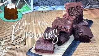 Cakey brownie  moist and soft brownies  easy baking [upl. by Auhoj]