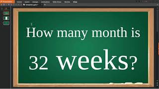 ✅ How many month is 32 weeks [upl. by Aicilev]