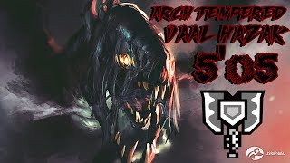 MHW  Arch Tempered Vaal Hazak 歴戦王 ヴァルハザク Solo 505 Charge Blade [upl. by Oilime952]