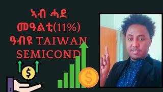 ጽብቕ ብርኪ ኣብ ሓደ መዓልቲ11 ዓብዩ Taiwan Semicond stockmarket education habesha [upl. by Ecinrahs589]