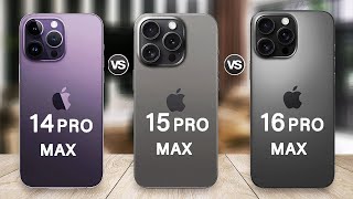 iPhone 16 Pro Max Vs iPhone 15 Pro Max Vs iPhone 14 Pro Max  How do they differ [upl. by Ysirhc479]