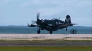 RI Air Show 2012 F4U Corsair [upl. by Heisel803]