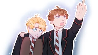 Back offf  DSMP school au animatic  Part 6 [upl. by Nlycaj]