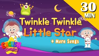 Twinkle Twinkle Little Star  More Nursery Rhymes  All songs  Kids Songs by English Singsing [upl. by Noiek]