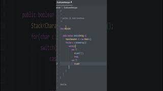 Valid Parentheses  Facebook Interview Question  Leetcode 20 leetcode dsa java code interview [upl. by Noivaz]