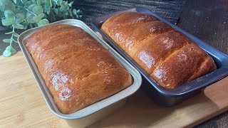 Soft And Easy Condensed Milk Bread  No Knead Milk Bread [upl. by Aicirtel]