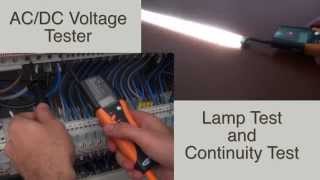 HT Instruments HT9 Voltage continuity tester with lamp test [upl. by Anaitat788]