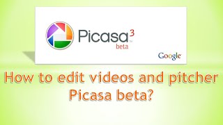 how to use picasa 3 photo and videos editing  picasa 3 [upl. by Zoeller460]