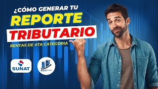 ¿COMO GENERAR REPORTE TRIBUTARIO [upl. by Nivek557]