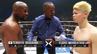 Floyd Mayweather USA vs Tenshin Nasukawa Japan  KNOCKOUT BOXING fight HD [upl. by Akenor]