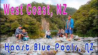 Haast Blue Pools Walk Fantail and Thunder Creek Falls  Autumn 2021 [upl. by Bramwell]