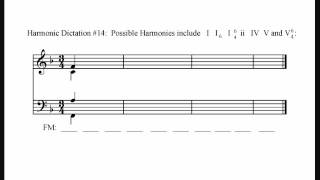 Harmonic Dictation 14 Advanced [upl. by Manella]