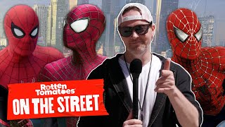 Who’s The Best SpiderMan  On The Street [upl. by Sidnac]