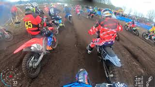 Motorcross MCLB Stekene 20240317 Nieuwelingen B reeks 1 [upl. by Lukin]