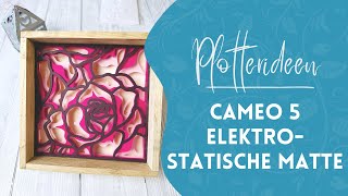 Silhouette Cameo 5  elektrostatische Matte [upl. by Golightly915]