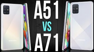 A51 vs A71 Comparativo [upl. by Annasor]