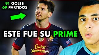 REACCIÓN A Cómo Messi Hizo 91 Goles en UN AÑO [upl. by Arlynne68]