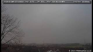 27 December 2023  Lochgelly WeatherCam Timelapse [upl. by Nana]