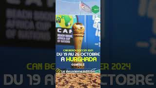 Coupe dAfrique de beach soccer se jouera en Égypte en octobre [upl. by Tobye]