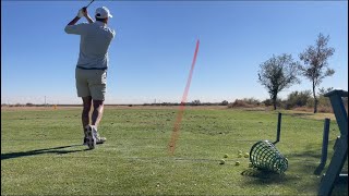 Golf range session  Is driver the most important club in your bag [upl. by Arfihs]