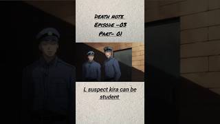 Death Note Episode 03 part1 Hindi dubbed deathnotehindi anime netflixanime japaneseanime [upl. by Roux]