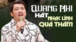 Giọng Ca Phòng Trà Gây Chấn Động Khi Hát Nhạc Lính Quá Thấm  RỪNG LÁ THẤP Quang Nhi [upl. by Jandy]